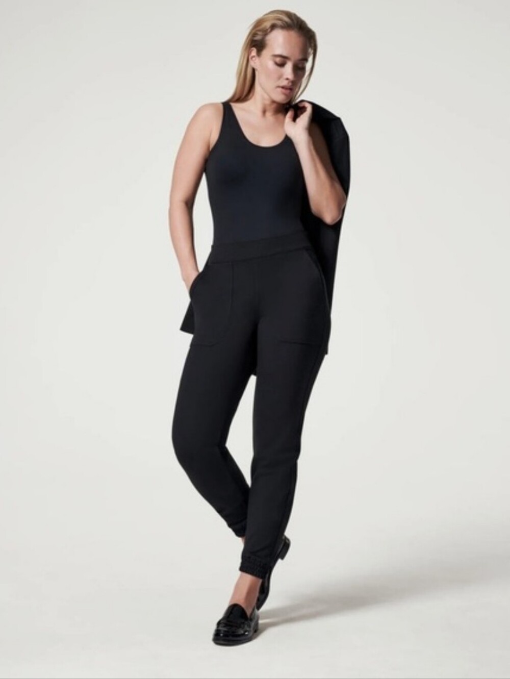 SPANX The Perfect Pant Joggers Black Large